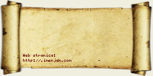 Milena Jazački vizit kartica